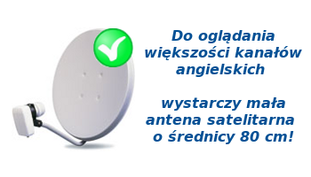 antena satelitarna - jaka antena do Freesat - anteny satelitarne 80cm