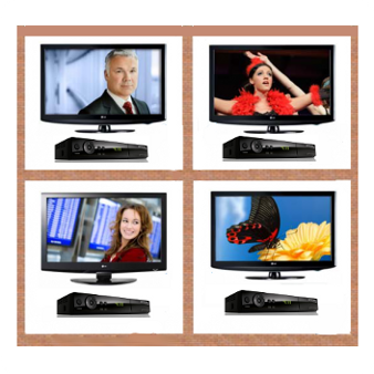 telewizyjny multiroom - system telewizyjny dla domu - niezaleny odbiór programów telewizji cyfrowej na wielu telewizorach