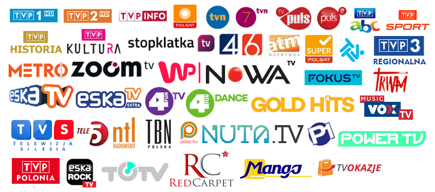 polskie darmowe kanały telewizji cyfrowej  około 50 kanałów polskich dostępnych jako niekodowane kanały cyfrowej telewizji satelitarnej oraz kanały naziemnej telewizji cyfowej DVB-T wykaz kanałów darmowej cyfrowej telewzji polskich kanałów darmowej telewjzi cyfrowej